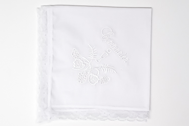 First Communion Handkerchief.