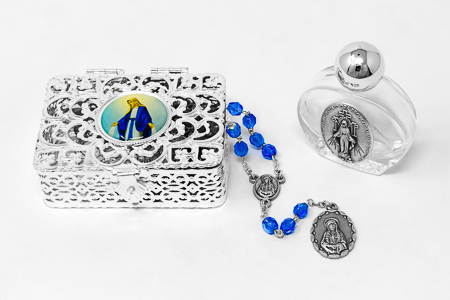 Gift Set with Our Lady of Sorrows Rosary.