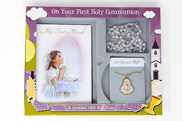 Girls First Holy Communion Gift Set.