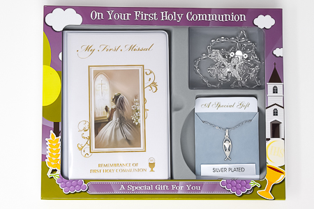 Girls First Holy Communion Gift Set.