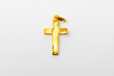 Gold Cross Pendant For a Man.