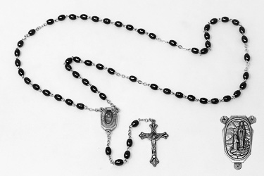 Lourdes Water Junction Rosary Beads 