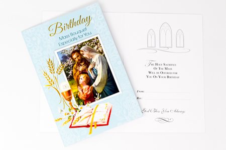 Holy Family Birthday Card.