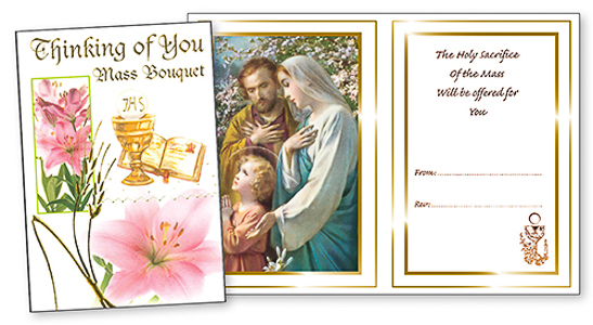 Thinking of You Mass Card.