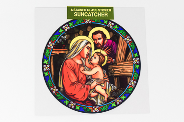 Holy Family Window Sticker.