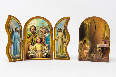 Holy Family Triptych Plaque.
