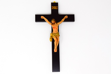 Wooden Crucifix Resin Corpus.