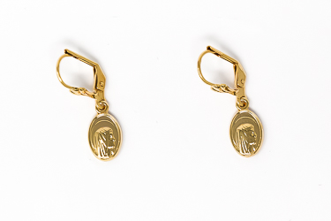 Lourdes Gold Earrings.