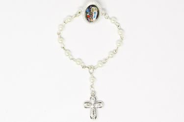 Lourdes Clothes Rosary Pin.