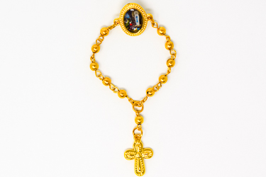 Gold Rosary Clothes Pin.