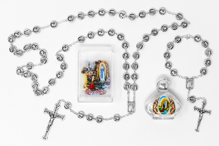 Lourdes Catholic Gift Set.