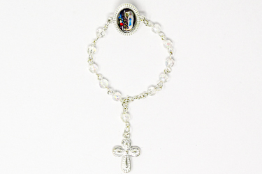 One Decade Lourdes Rosary Pins.