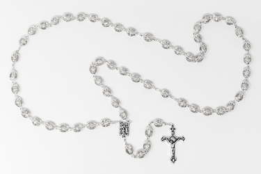 Iridescent Crystal Rosary Beads.