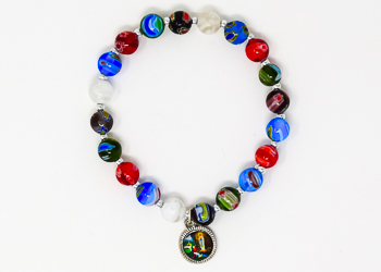 Murano Glass Rosary Bracelet. 