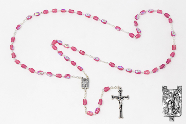 Pink Rosary Beads.