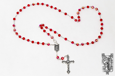 Rosary with Strass Crystal Beads