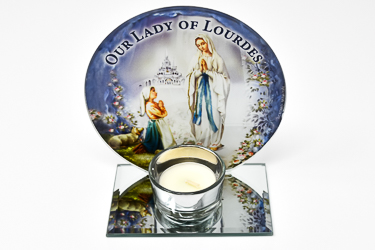 Lourdes Sanctuary Candle Holder.