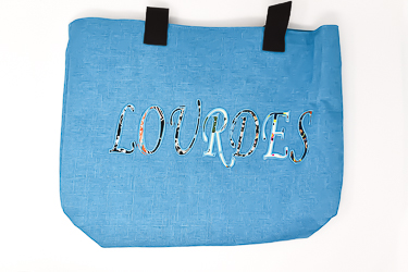 Lourdes Shopping Bag in Blue