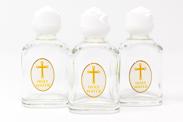 Holy Water Bottles.