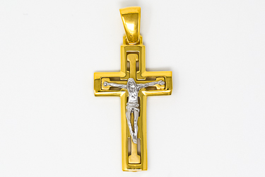 Man's Crucifix Pendant