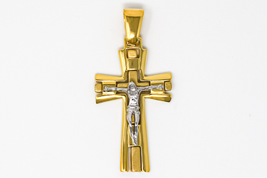 Man's Crucifix Pendant