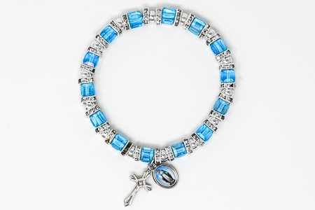 Miraculous Blue Crystal Bracelet.
