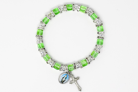 Miraculous Green Crystal Bracelet.