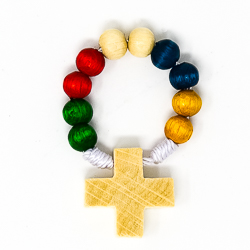 Wooden Missionary Rosary Ring.