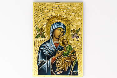 Mosaic Wall Plaque Our Lady of Perpetual Help.