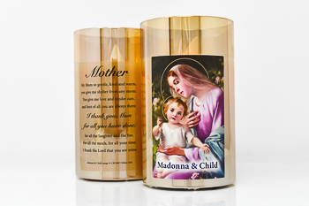 LED Mother & Child Candle.