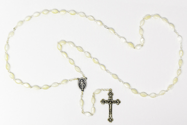 Mother of Pearl Miraculous Rosary;