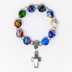 Murano Glass Decade Rosary Ring.