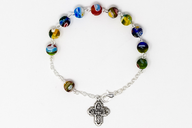 Murano Glass Rosary Bracelet. 