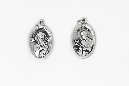 Our Lady Of Perpetual Help & Saint Gerard Medal.