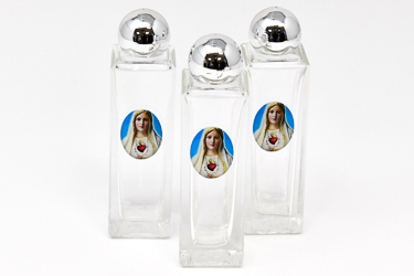 3 Tall Our Lady of Fatima Holy Water Bottle.