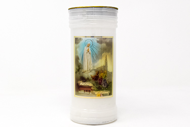 Pillar Candle - Our Lady of Fatima.