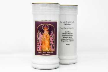 Pillar Candle - Our Lady of Health.