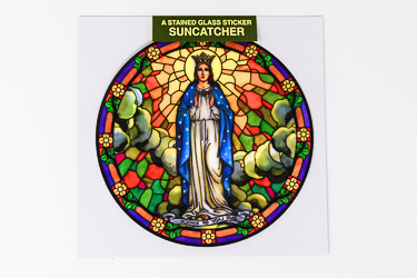 Our Lady of Knock Heart Window Sticker.