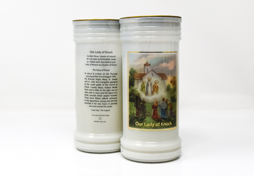 Pillar Candle - Our Lady of Knock.