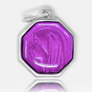 Our Lady of Lourdes Purple Medal.