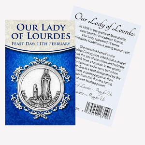 Our Lady of Lourdes Pocket Token.