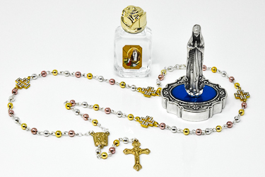Our Lady of Lourdes Rosary Gift Set.