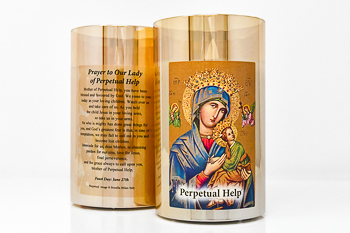 LED Perpetual Help Candle.