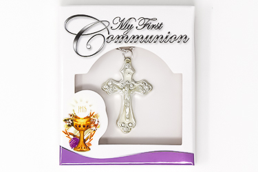 First Communion Crucifix Necklace.