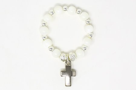 Pearl Decade Rosary Ring.