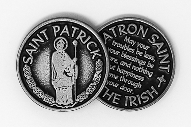 Saint Patrick Pewter Pocket Token.