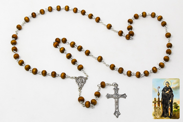 Prayer Card Set & Saint Peregrine Rosary.