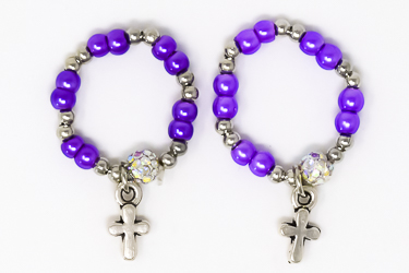 Purple Rosary Ring.