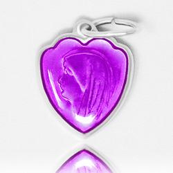 Purple Heart Our Lady of Lourdes Medal.
