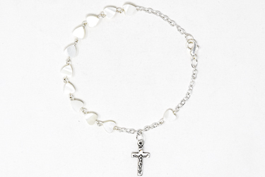 Mother of Pearl Rosary Bracelet.